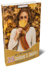 25 of the Warmest Cardigans & Sweater Crochet Patterns
