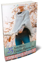 25 Very Pretty Crochet Patterns for Ponchos & Shawls